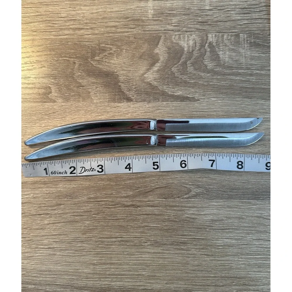 Vintage Carvel Hall 440 Stainless Steel Knife Set of 2‎ Vintage USA Made Cutlery